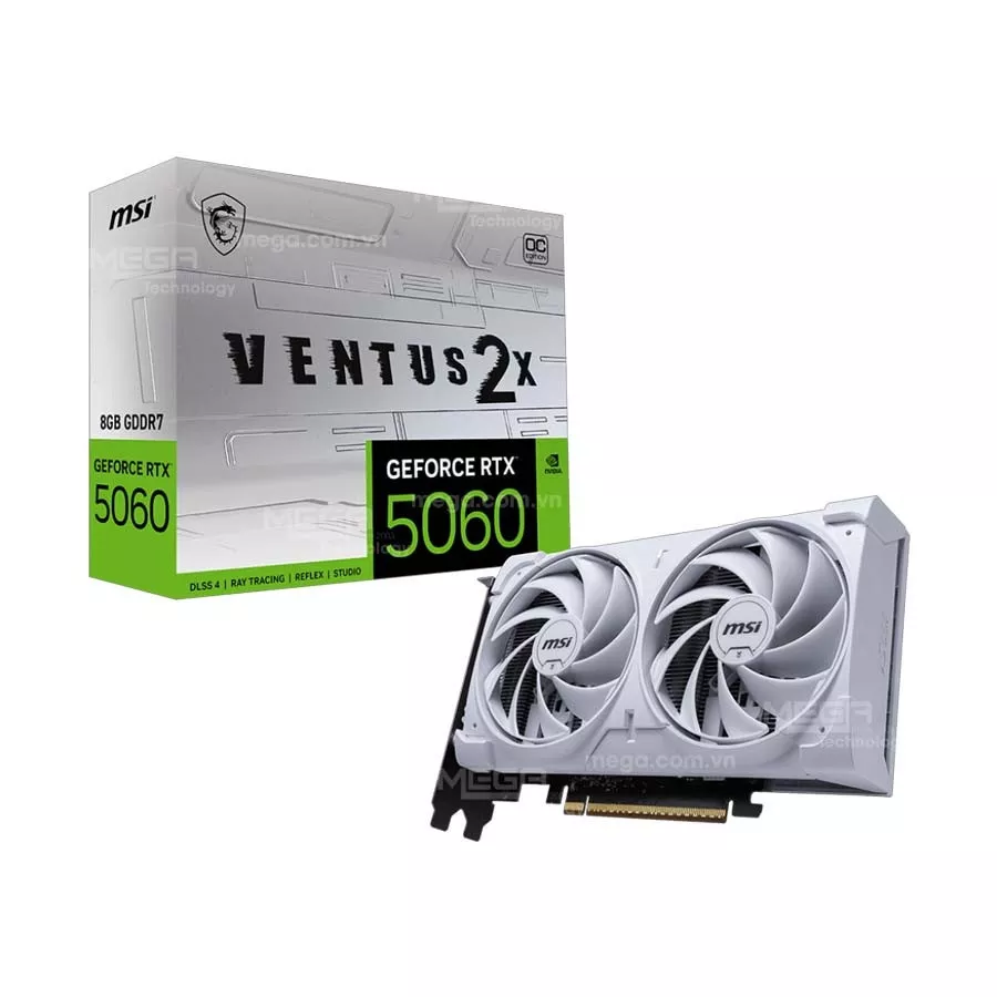 Vga MSI RTX 5060 8GB VENTUS 2X OC WHITE