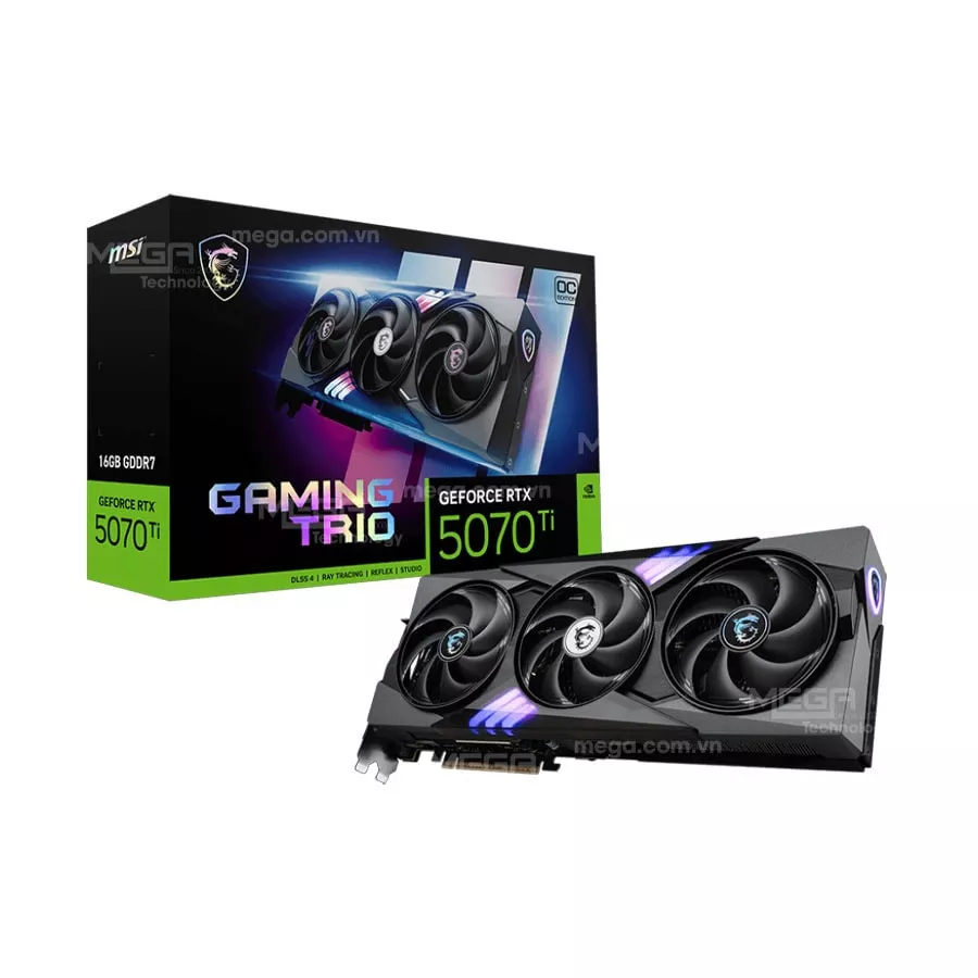 Vga MSI GeForce RTX 5070 Ti 16G GAMING TRIO OC