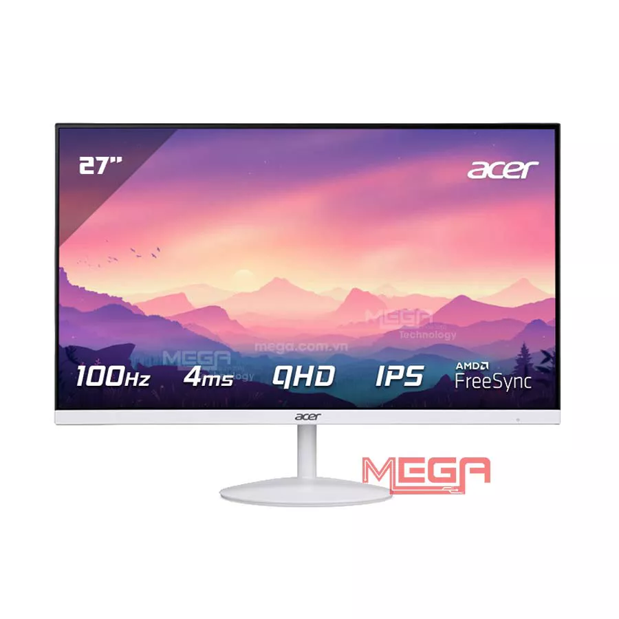 Màn hình Acer SA272U E UM.HS2SV.E03 27 inch Trắng