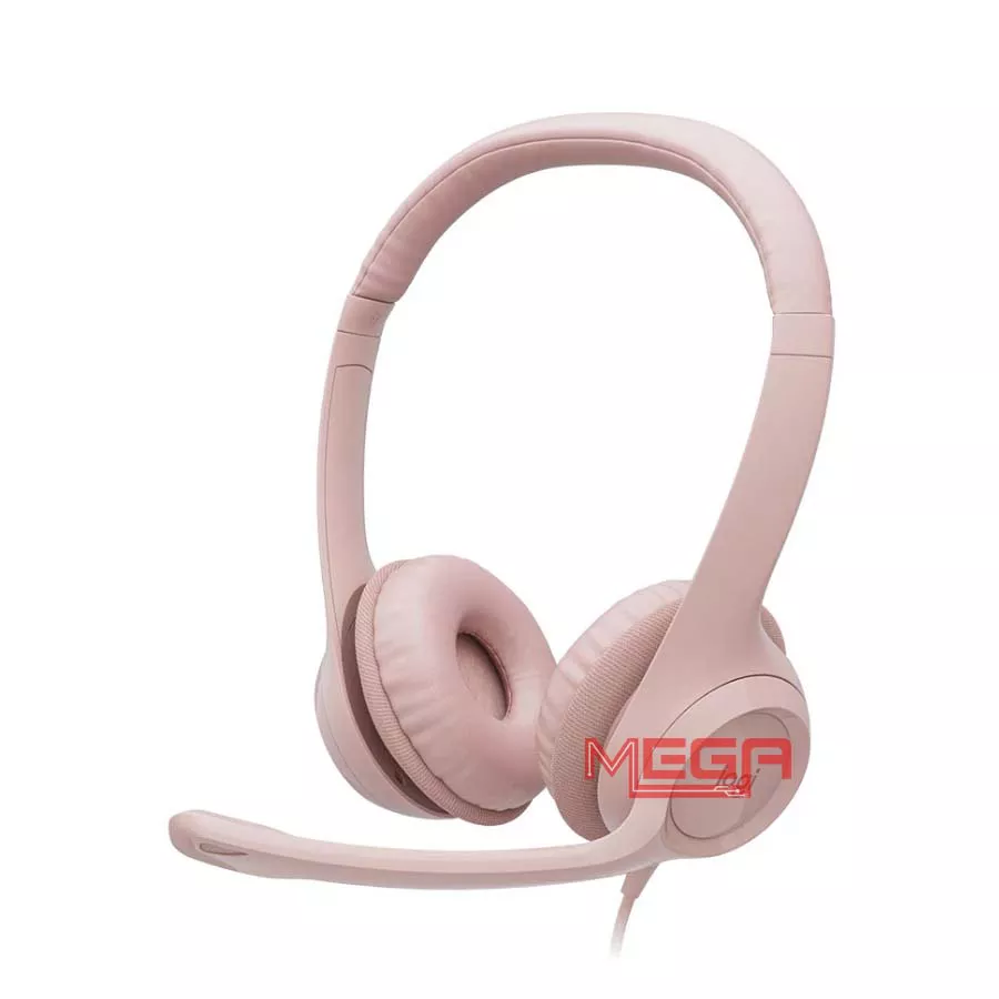 Tai nghe Logitech H390 có dây Hồng